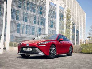 Supporting image for story: The new hydrogen-powered Toyota Mirai is considerably less expensive than its predecessor