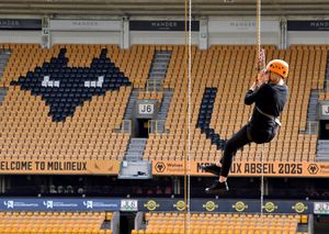 Scores of other daredevils braved the rope on the day, including Karen Hill from New Cross Hospital