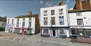 The BMW hit Nicholas Scriven in Doctors Lane, between The Fosters Arms and The Vine Inn. Photo: Google