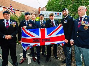 Veterans who marched against changes at Combat Stress