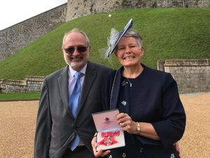 Supporting image for story: Sutton Coldfield MBE Stella's date at Windsor Castle   