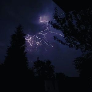 This freaky lightning shot was captured by Tina Freeman from Wolverhampton
