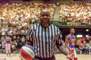 The Harlem Globetrotters in Birmingham. Credit: Chris Bowley