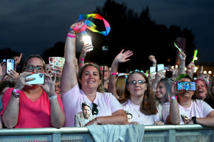 Olly Murs performing at Telford's QEII Arena. Picture: Sam Bagnall