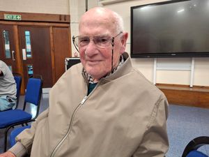 Former Councillor Alan Scott at the annual meeting of Dawley Hamlets Parish Council. Picture: LDRS
The meeting was held at Aqueduct Primary School on May 21, 2015