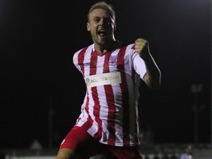 Supporting image for story: WATCH as Tom Hill nets stunning overhead kick as Shifnal Town progress in FA Cup
