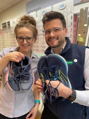 Taniya Lane, Lab Manager, and Andrew Pennicott, Store Director  