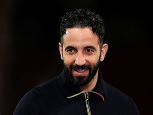 Manchester United boss Ruben Amorim is interviewed