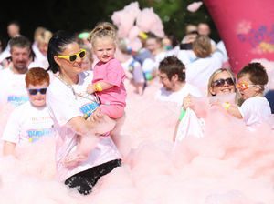 The Acorns Bubble Rush at Walsall Arboretum.