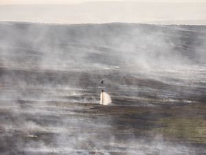 Supporting image for story: Survey shows ‘few signs’ of peat recovering years after dramatic moorland blaze