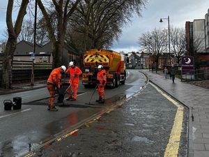 Supporting image for story: Key flood-hit routes in Shrewsbury reopened after clean-up