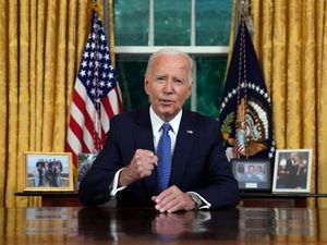 Supporting image for story: Joe Biden tells US he quit presidential race ‘to save our democracy’