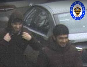 Police want to identify these men. Photo: West Midlands Police