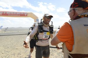 George said he was delighted and relieved to have passed the finishing line