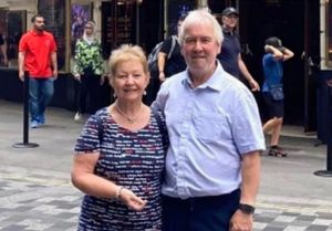 Mair Wilson with her husband Roy