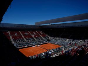 The main stadium at the Caja Magica
