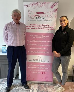 Andrew Mitchell and Lucy Cole