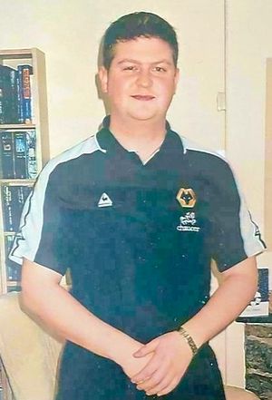 Alex Butler early in his Wolves days