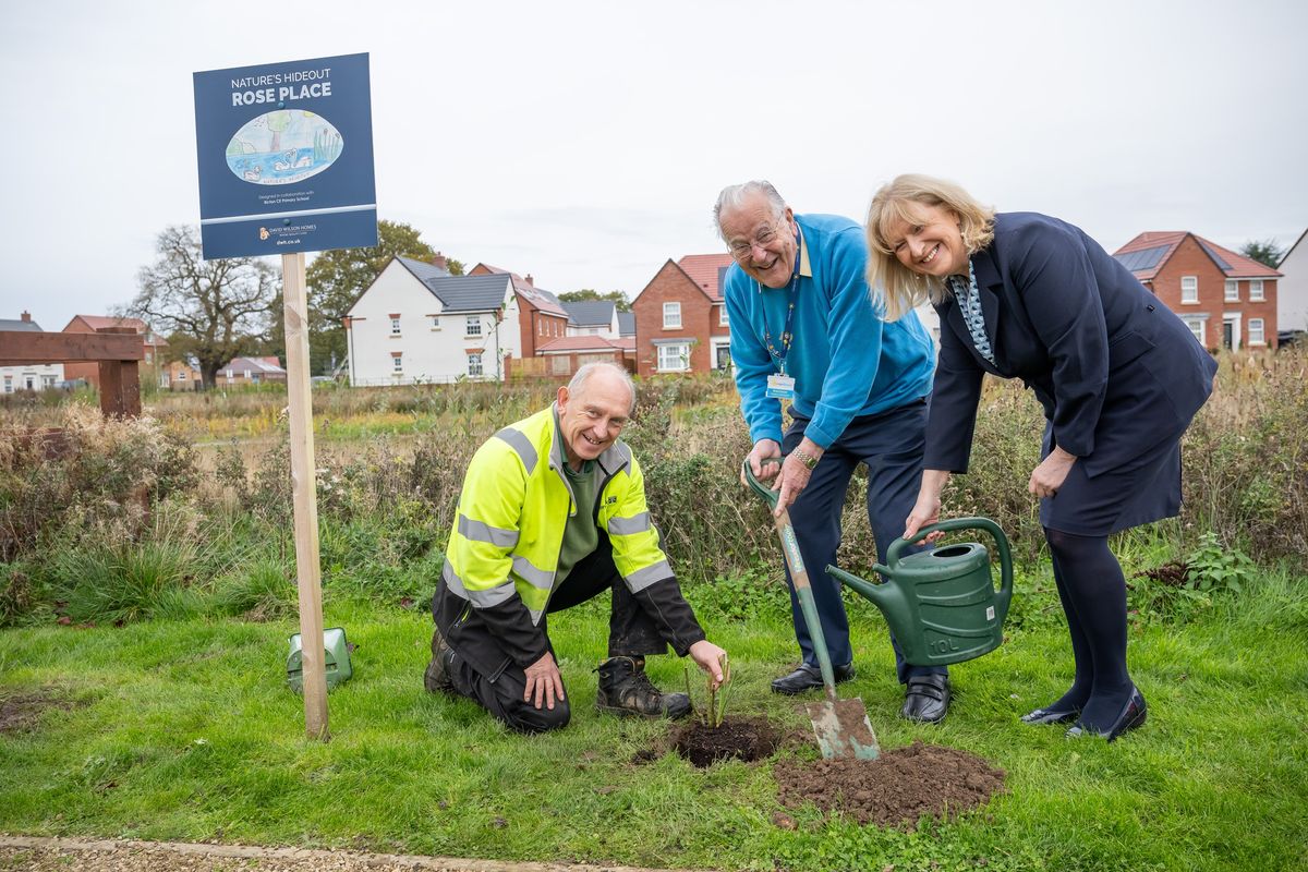 Volunteer hero, 89, helps plant roses at new communityYour World|2 hours ago