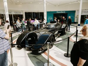 The Batmobile wowed comic book fans in the Wulfrun Centre