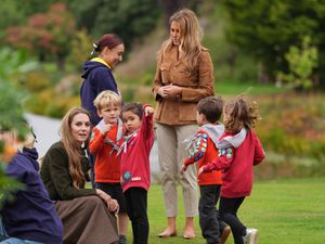 Supporting image for story: Sweet treat for Scouts meeting Kate and Melania