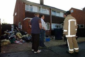 Supporting image for story: Lightning sets Shropshire home ablaze