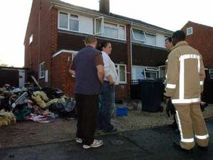 Supporting image for story: Lightning sets Shropshire home ablaze