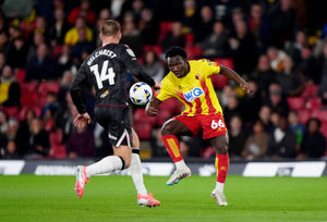 Alfie Gilchrist enjoyed a solid enough full debut for Albion before hobbling off early in the second period. Wednesday October 22, 2025.