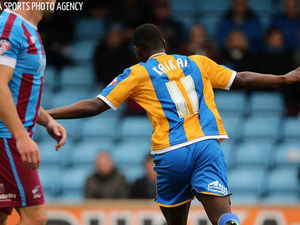 Supporting image for story: Sullay Kaikai wants 15 goals for Shrewsbury