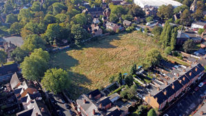 The former Darlaston football ground, which is to become an urban woodland 