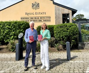 Lord Newborough and Sian Lloyd. Picture: Rhug Estate 