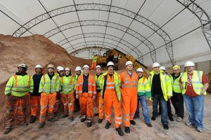 Tarmac and council staff begin the preparations for Operation Snowfall with 3,000 tons of grit