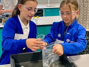 Supporting image for story: 8 fun pictures as Telford school opens £9.2 million science centre in explosive style