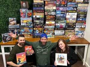 Supporting image for story: Board game cafe gets huge boost of more than 100 games from generous donor