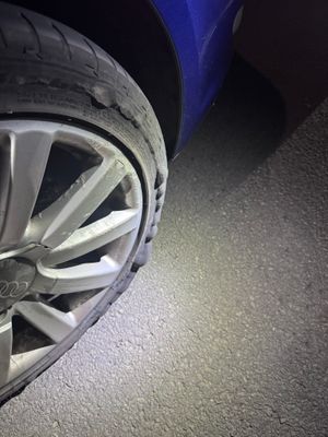The tyres to one of the vehicles was said to be in a 'dangerous' condition. Photo: @StaffsRCT