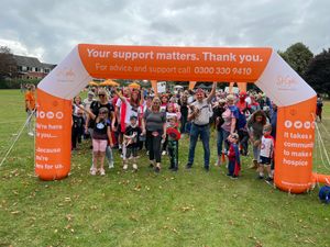 Supporting image for story: Hundreds of costumed crusaders join Hero Walk in aid of hospice