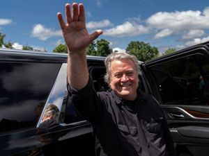 Supporting image for story: Trump ally Steve Bannon surrenders to prison to serve four-month sentence