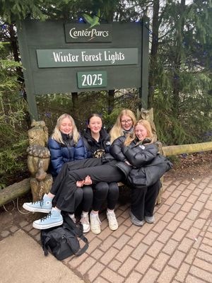 Poppy. Connie and Ava holding Issy.