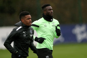 Grady Diangana and Daryl Dike (Photo by Adam Fradgley/West Bromwich Albion FC via Getty Images).