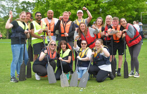 Dragon boat racing at Himley Park