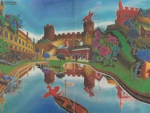 Supporting image for story: 1970s sci-fi art exhibition set for Bishop's Castle