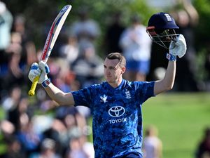 Supporting image for story: Harry Brook smashes remarkable century to rescue England against New Zealand
