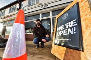 Sam Jewell from House Coffee Co which was back open on Saturday