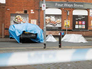 Supporting image for story: Man shot and three stabbed in Walsall street violence as police close off roads and cover up car