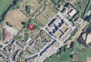 The homes are earmarked for a brownfield site just to the west of Plas Maldwyn in Caersws. Photo: UK Grid Reference Finder