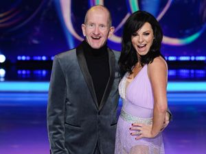Supporting image for story: Eddie the Eagle steps on to rink with new partner ahead of Dancing On Ice launch