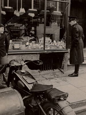 Roger as a policeman after the Second World War Date: 1960s