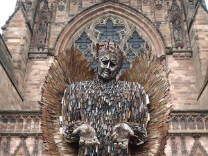 Supporting image for story: The Knife Angel is on the move again