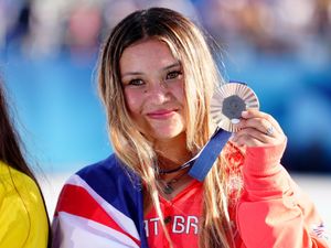 Supporting image for story: Sky Brown battles on bravely to win bronze medal after shoulder ‘popped out’