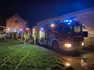 Supporting image for story: Five people treated and calves rescued from barn fire near Market Drayton